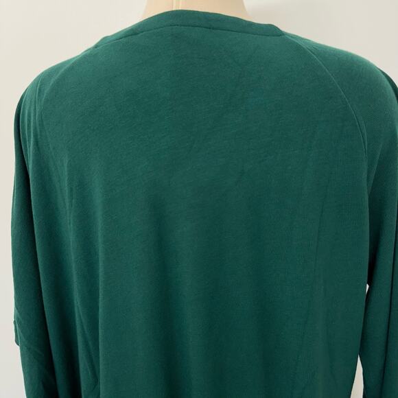 Soft Surroundings Madeline Tunic Top in Jewel Green Long Sleeve L - Picture 6 of 9